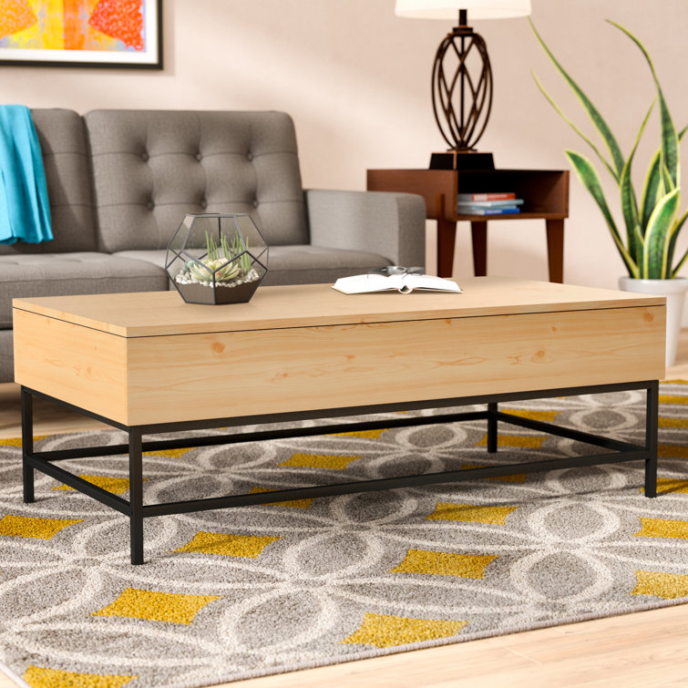 Ivy Bronx Lift Top 4 Legs Coffee Table with Storage & Reviews Wayfair